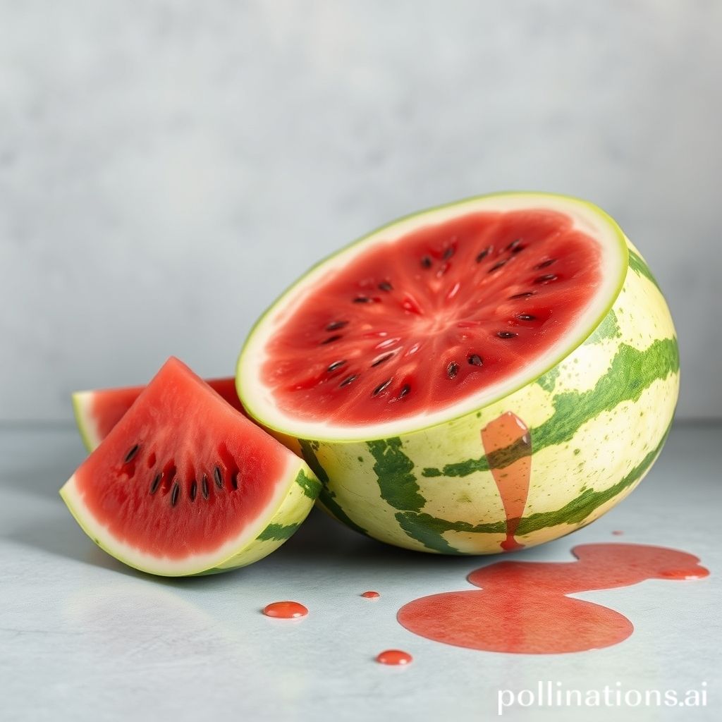 Watermelon juice staining potential