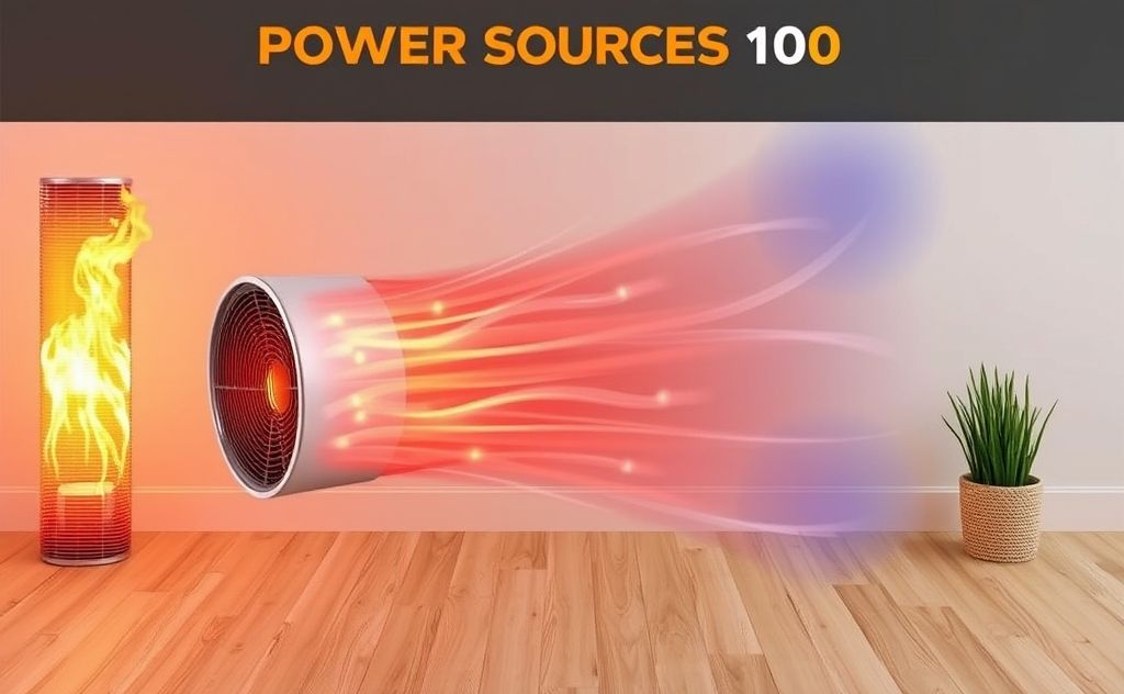 Power sources for space heaters explained
