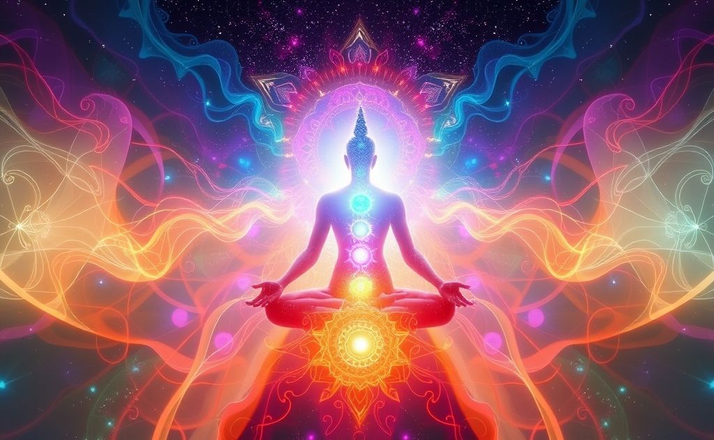 Powerful chakra activation imagery and energy flow