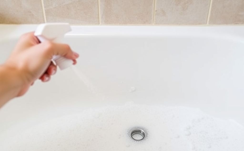 Powerful soap scum remover for bathtubs