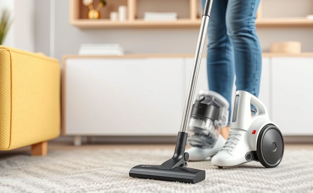 Powerful vacuum cleaner with strong suction design