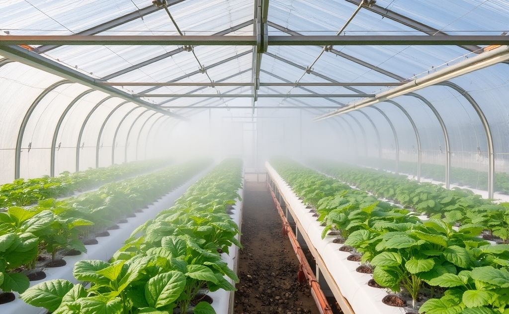 Practical humidity control in greenhouses