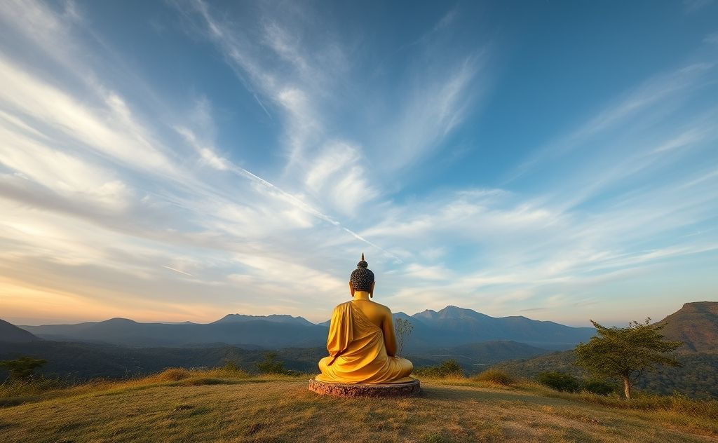 Prajñaparamita meditation under the sky