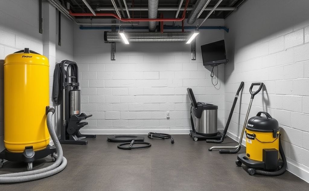Pre-storage care for gym vacuums
