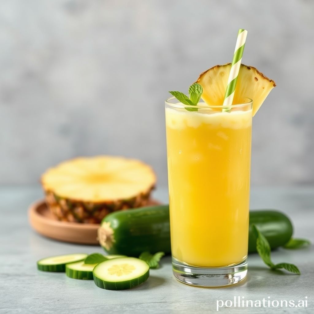 Pineapple and Cucumber Juice: Weight Loss Tips and Precautions