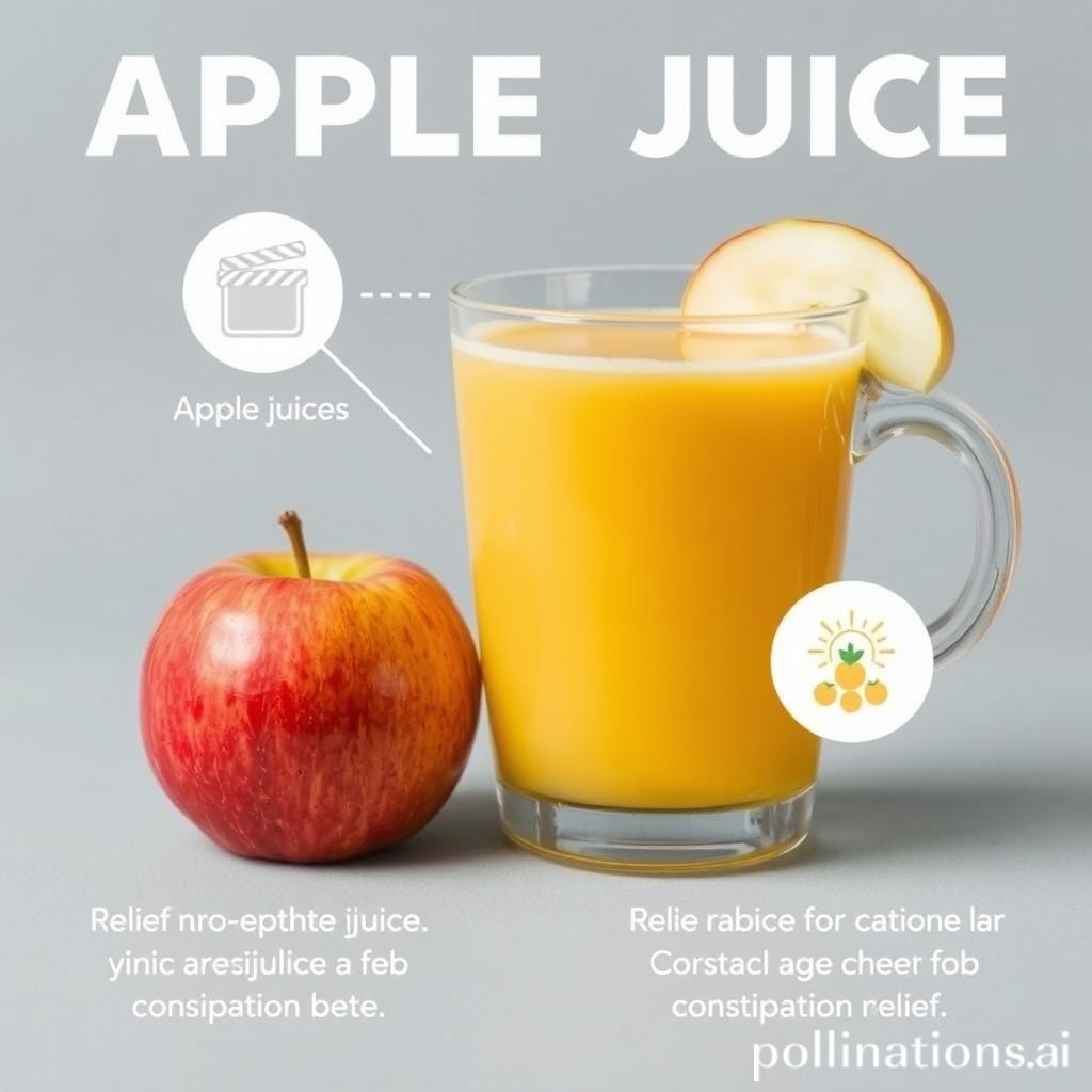 Apple Juice for Constipation Relief: Precautions and Side Effects