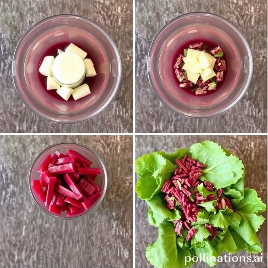 Beet Juice Preparation Steps