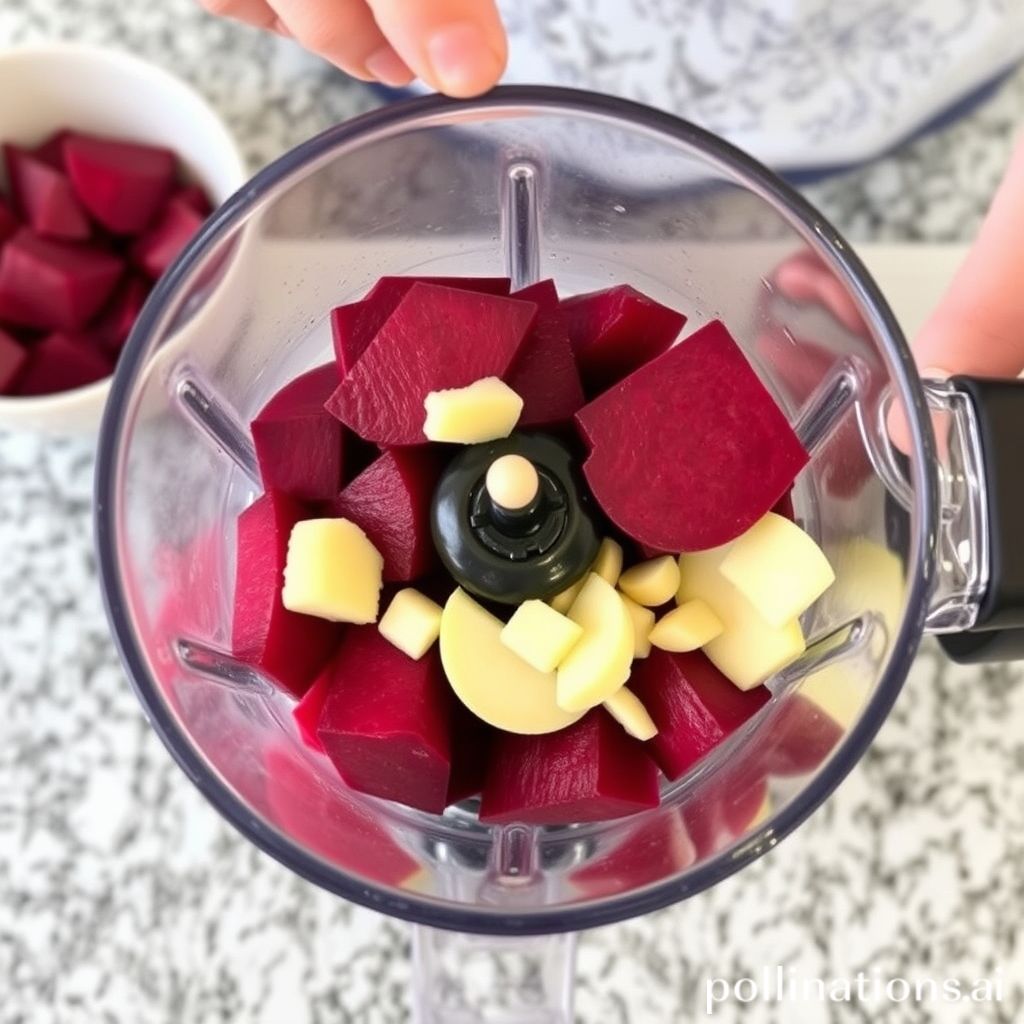 Preparing Beets for Blending: Cleaning, Peeling, and Slicing