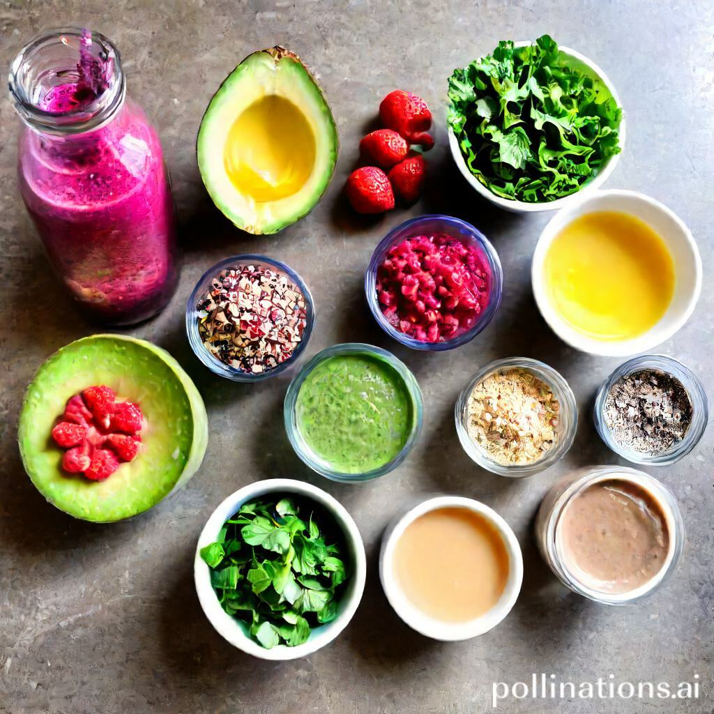 Travel smoothie ingredients ready for on-the-go consumption.