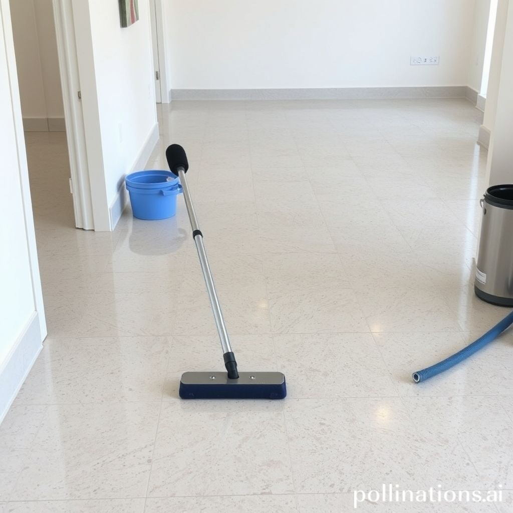 Prepping the Floor: Sweeping, Dusting, and Furniture Removal