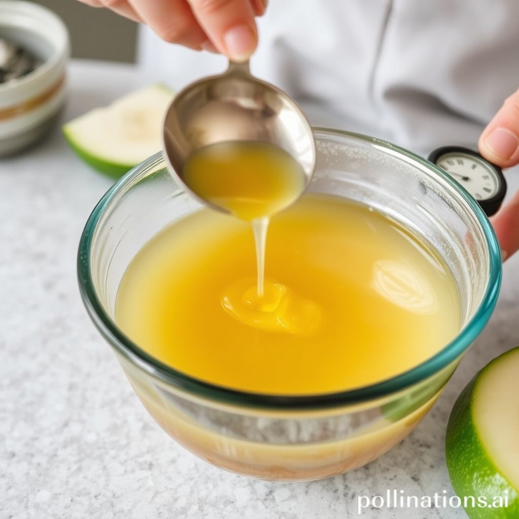 Fresh wintermelon syrup preparation