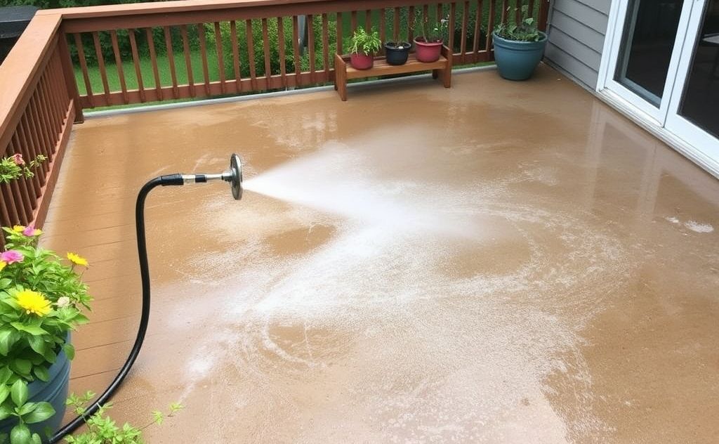 Pressure washing outdoor patios decks tips