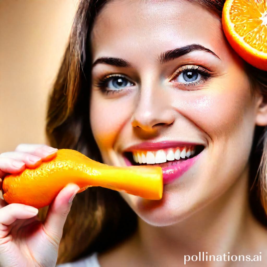 Teeth Stain Prevention for Orange Juice Consumption
