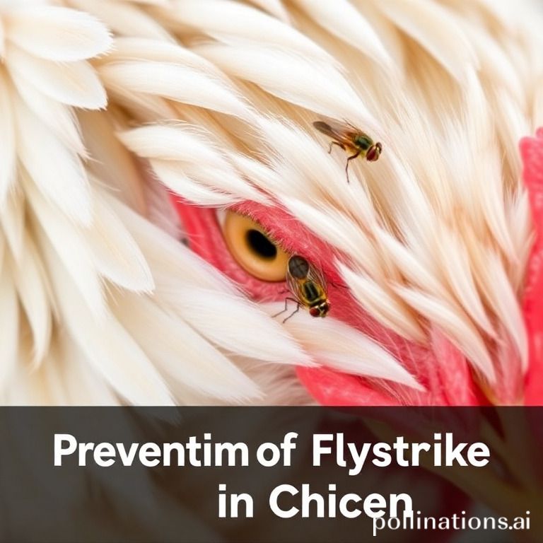 Flystrike prevention in chickens: inspection, cleaning, repellents, control measures