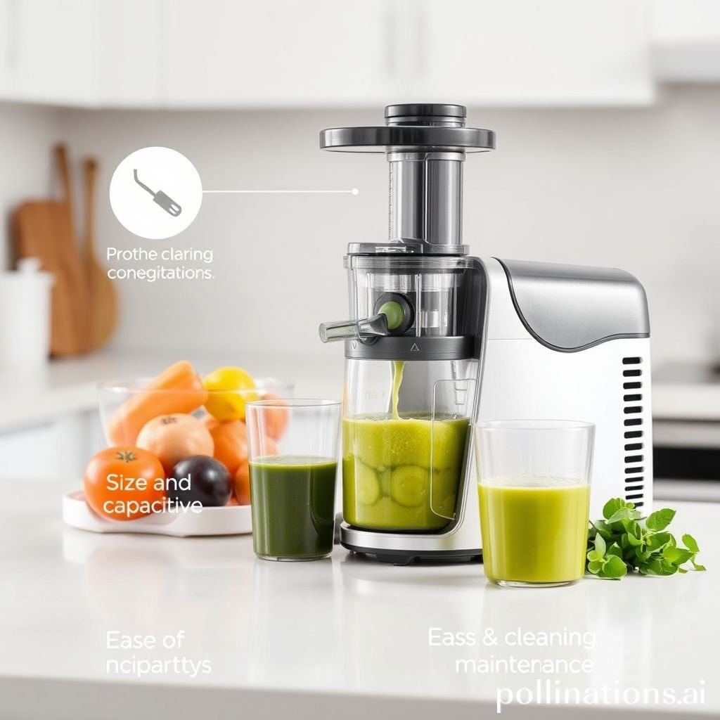 Factors to Consider When Choosing a Slow Masticating Juicer: Price, Size, and Cleaning