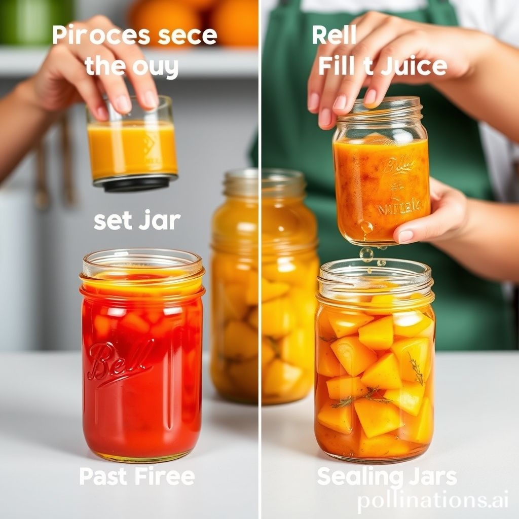 Juice Jar Processing Steps