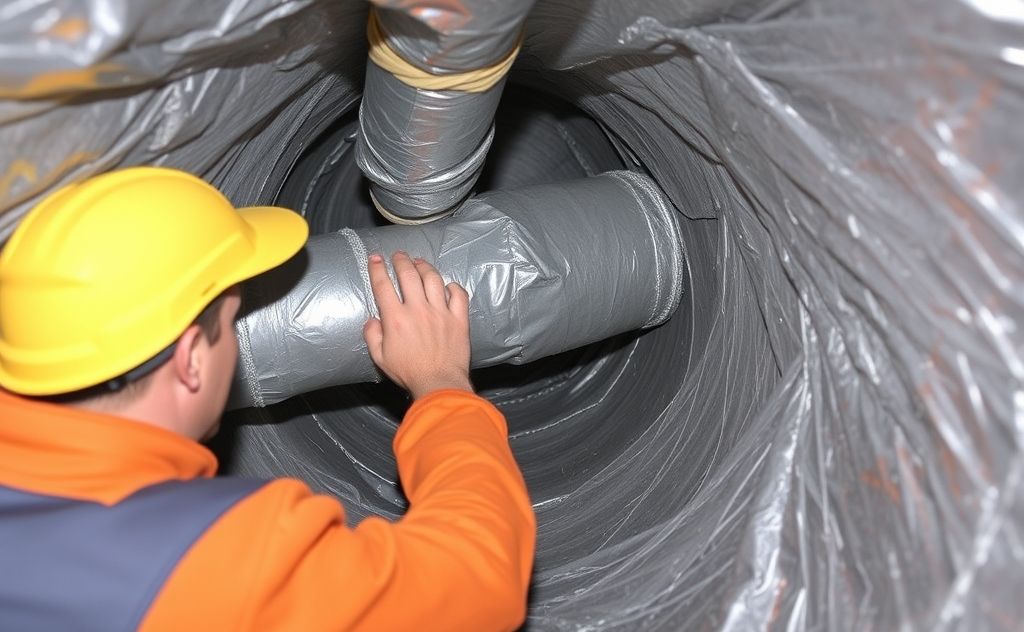 Professional duct sealing techniques for HVAC systems