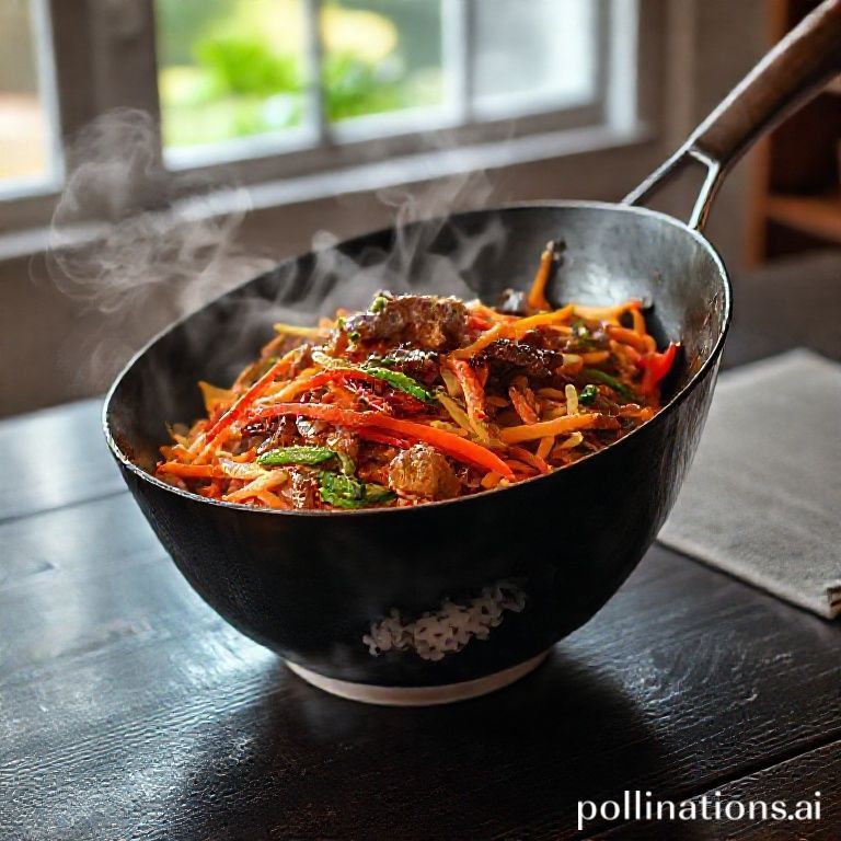 Schnelles asiatisches Bio-Rindfleisch-Pfandl