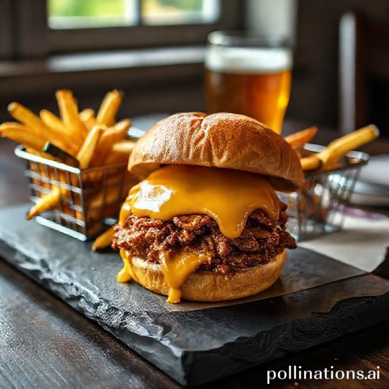 Trendiger Pulled Pork Burger mit Gouda & Zucchini-Pommes