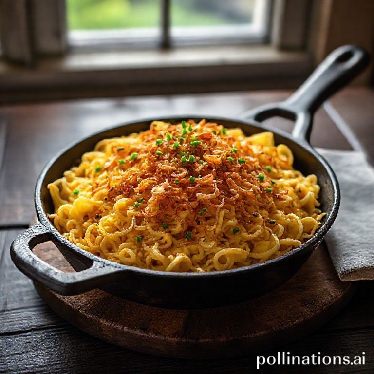 Deftige österreichische Käsespätzle mit Röstzwiebeln