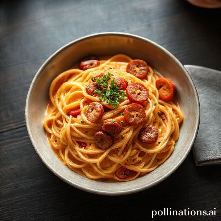 Würzige Debreziner-Paprika-Rahmnudeln