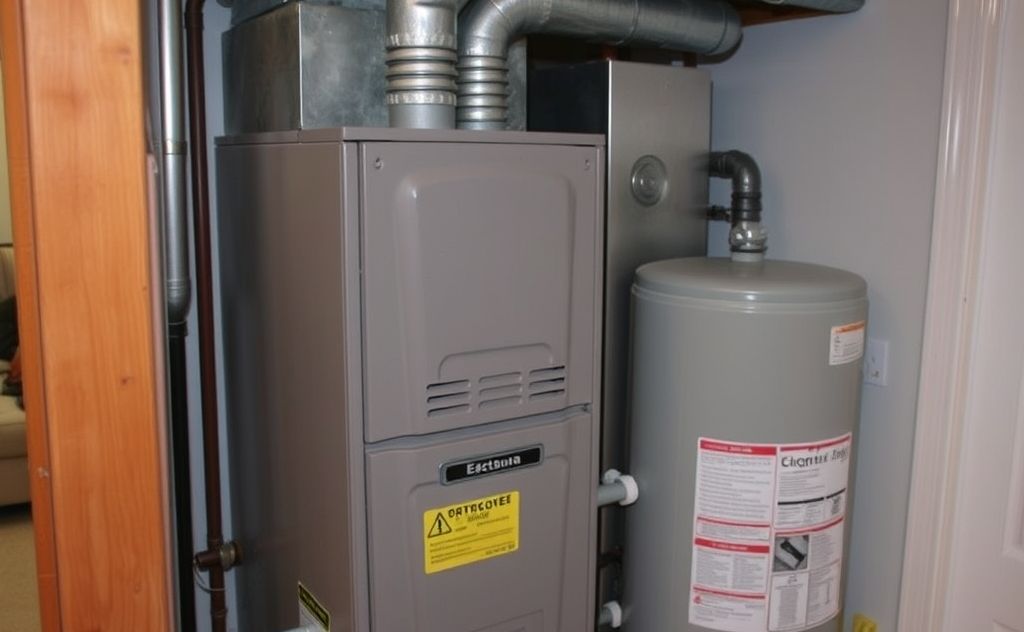 Propane furnace in action, showcasing efficiency and warmth in a home.