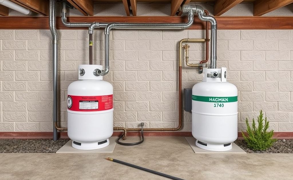 Propane zoning options for efficient heating systems
