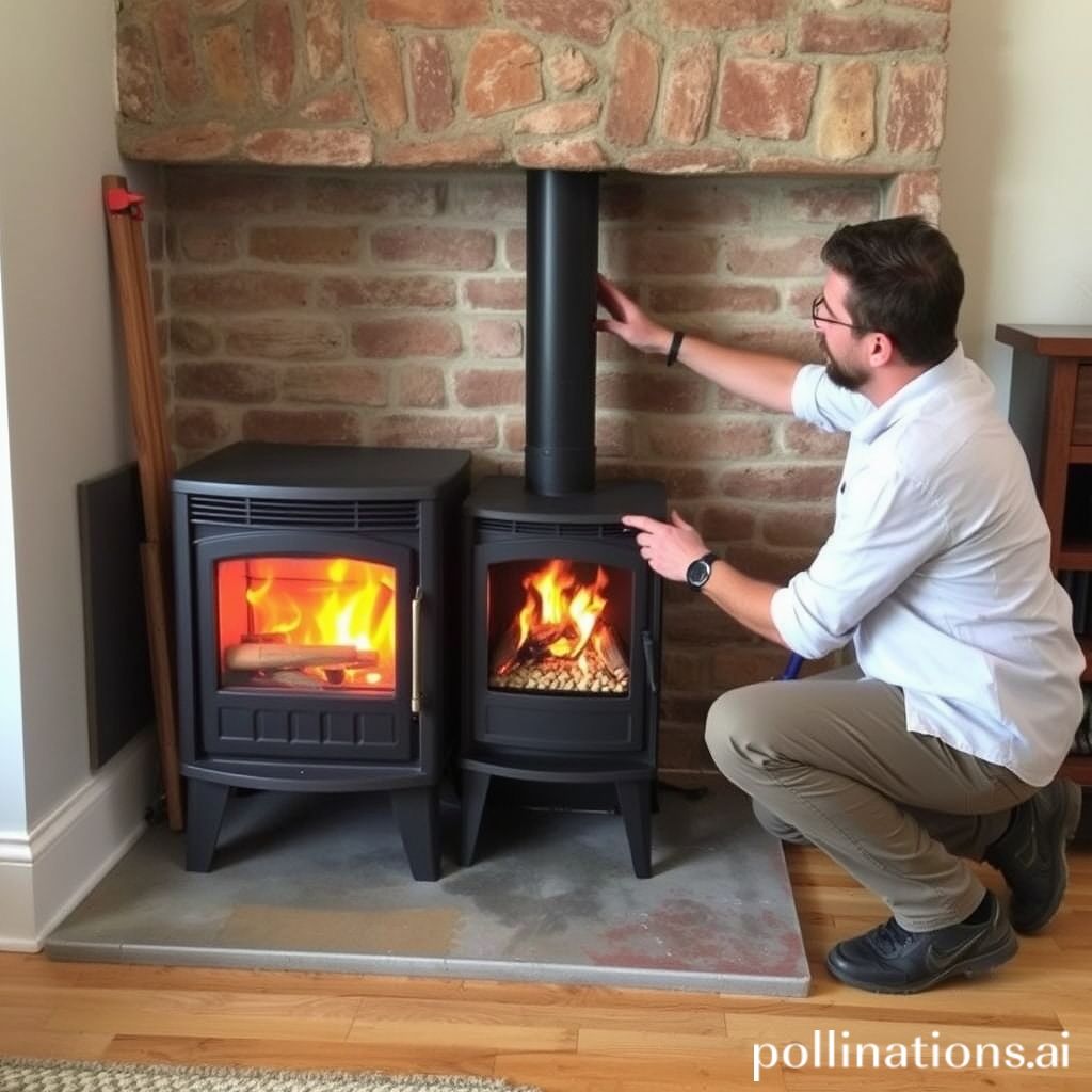 Proper installation of pellet stoves