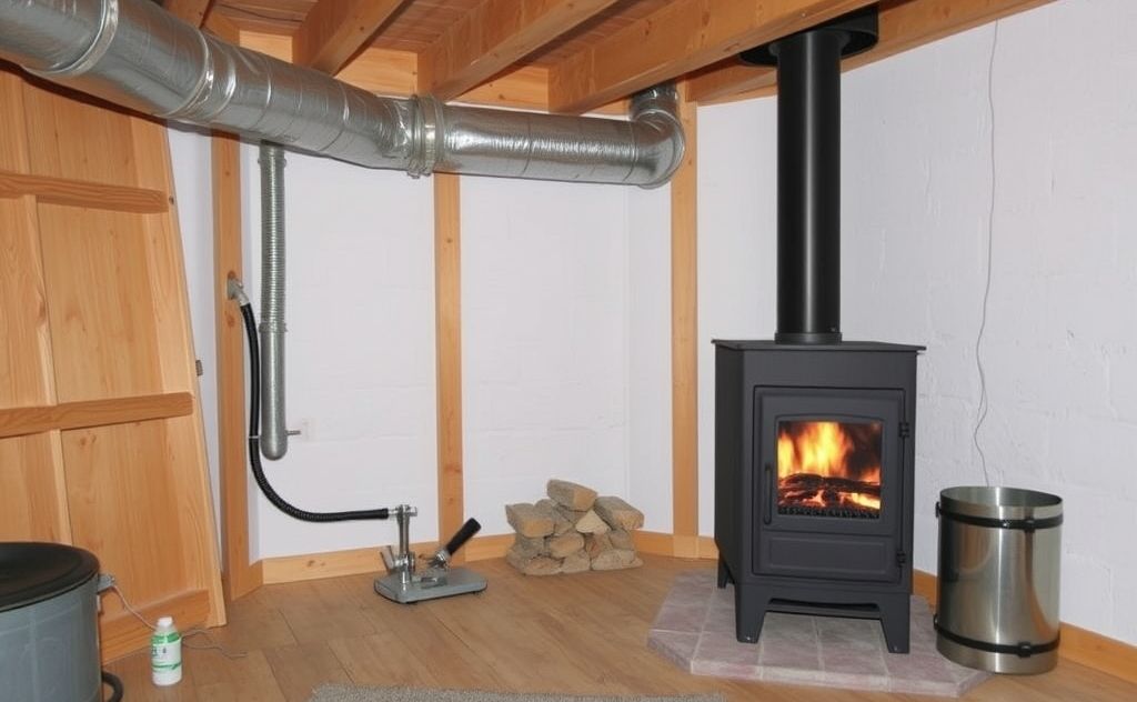 Proper installation ventilation wood heater optimal use