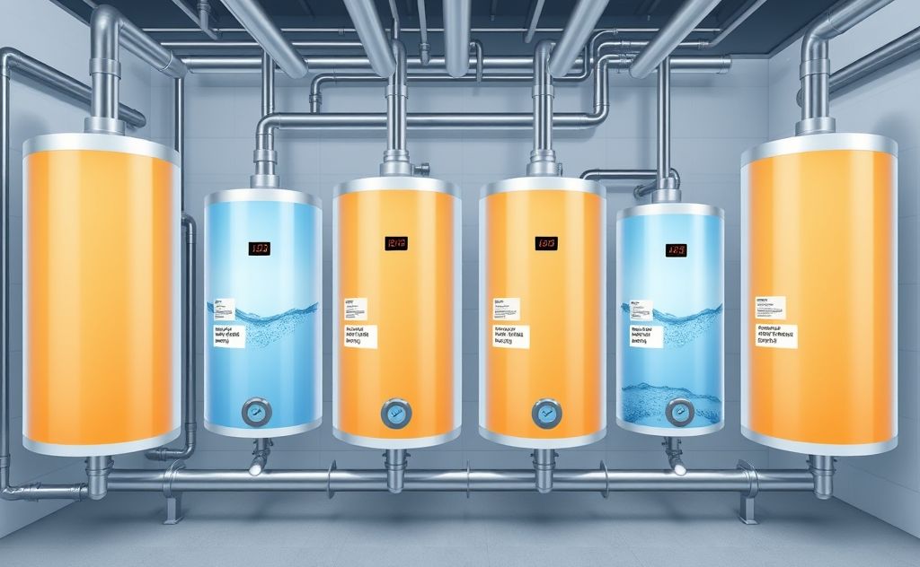 Proper parallel setup of hot water cylinders