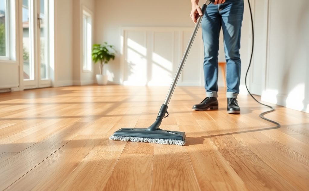Proper steam cleaning technique Armstrong floors