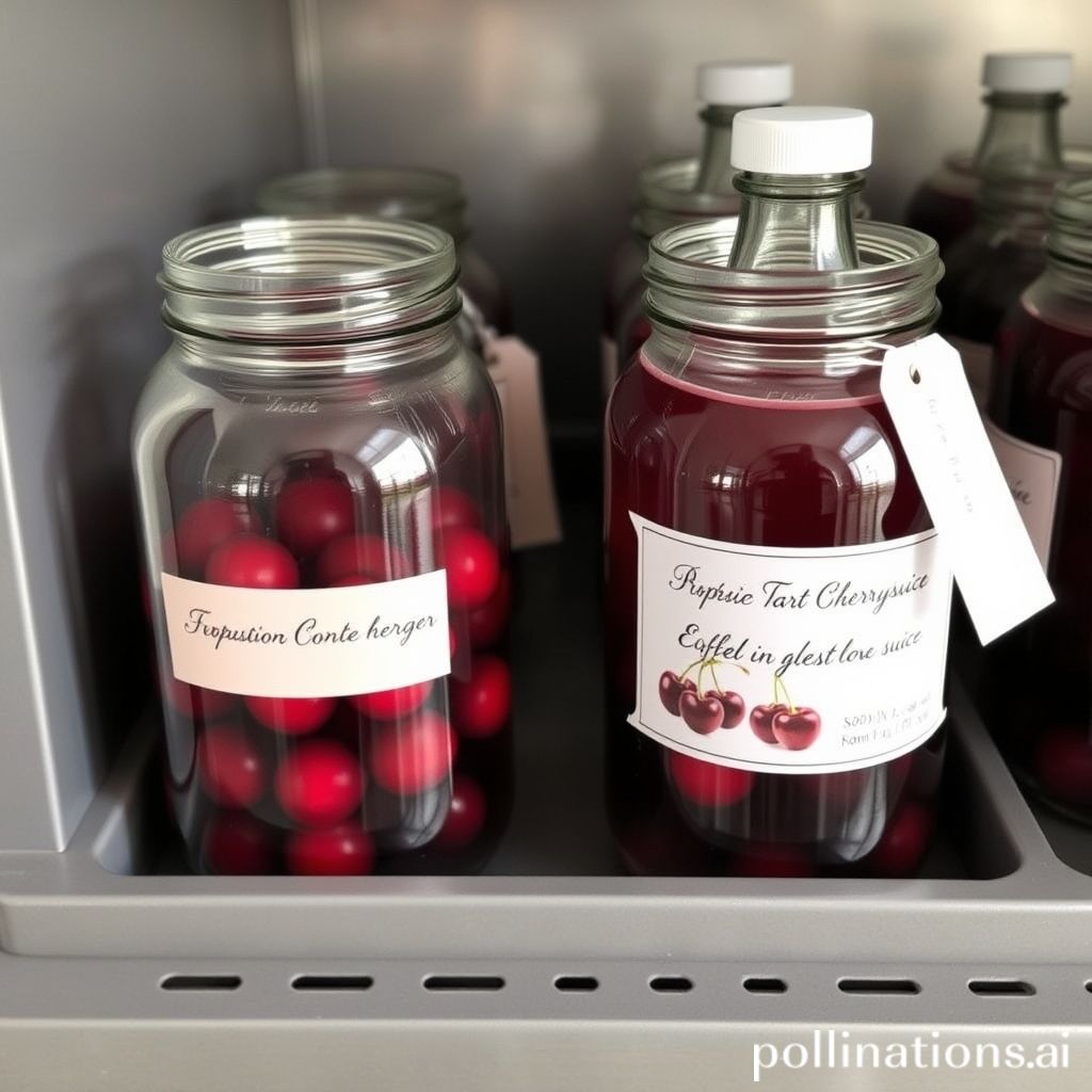 Proper Storage Methods for Tart Cherry Juice: Refrigeration, Sealed Containers, and Cross-Contamination Prevention