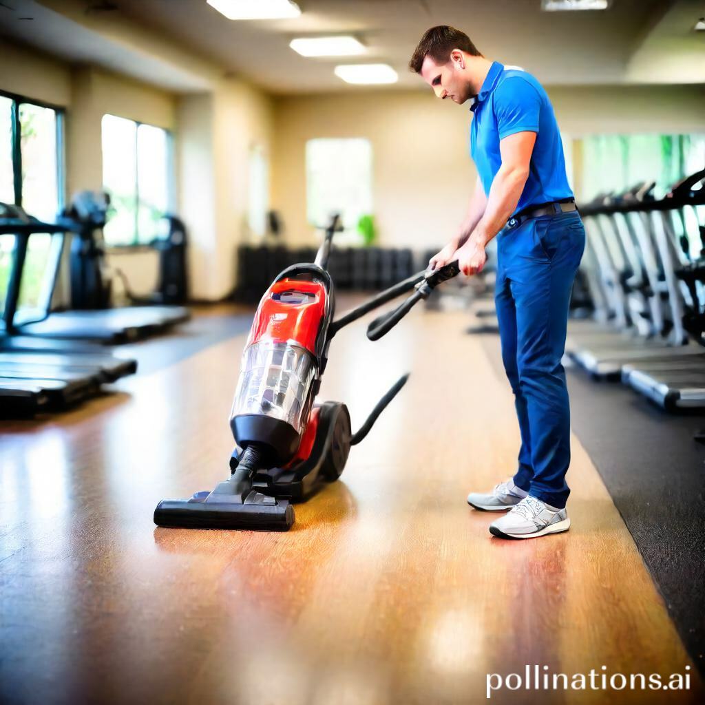 Proper Technique for Safe Gym Floor Vacuuming
