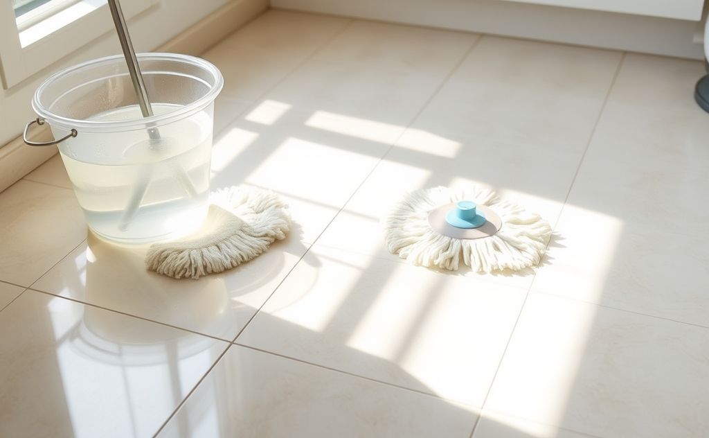 Proper vinegar dilution for effective mopping