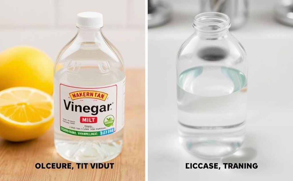 Proper vinegar water mix for stubborn stains
