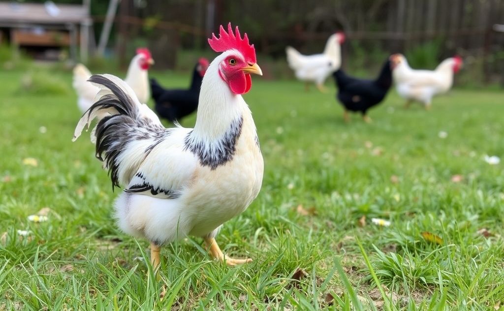 Protect chickens from cats during free-range time