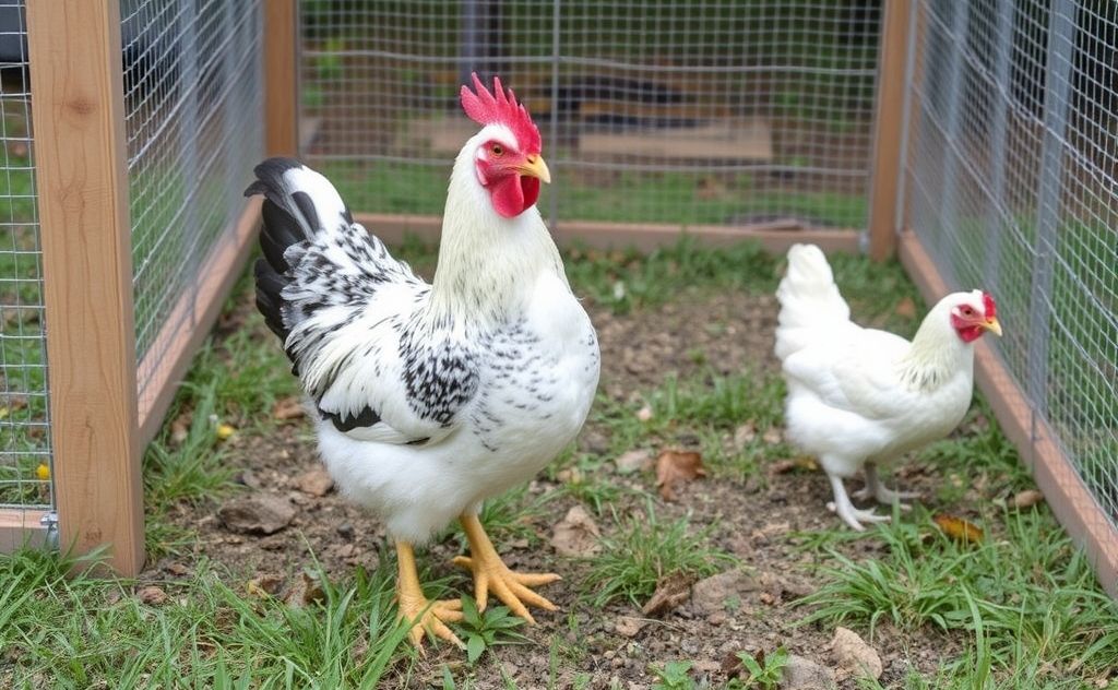 Protect chickens from cats with secure enclosures