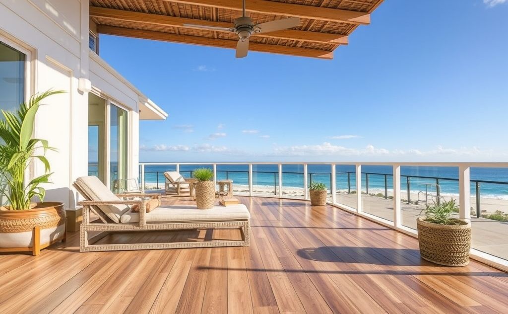 Protect floors from sun damage in vacation homes