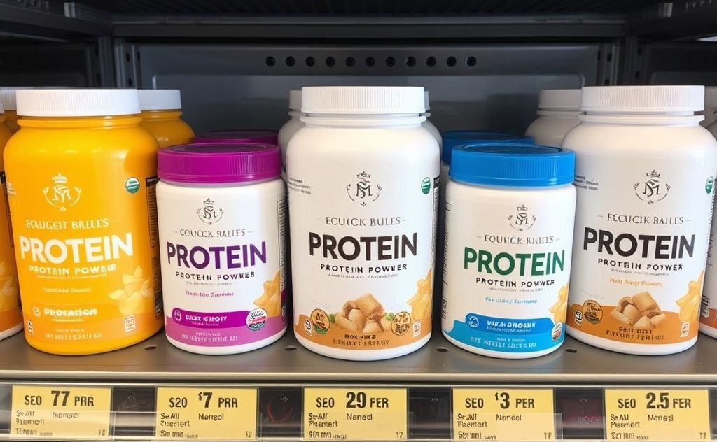 Protein powder options available at Smoothie King