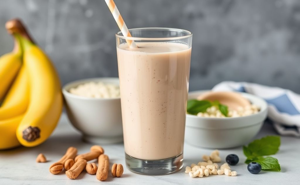 Protein shake as a satisfying meal replacement