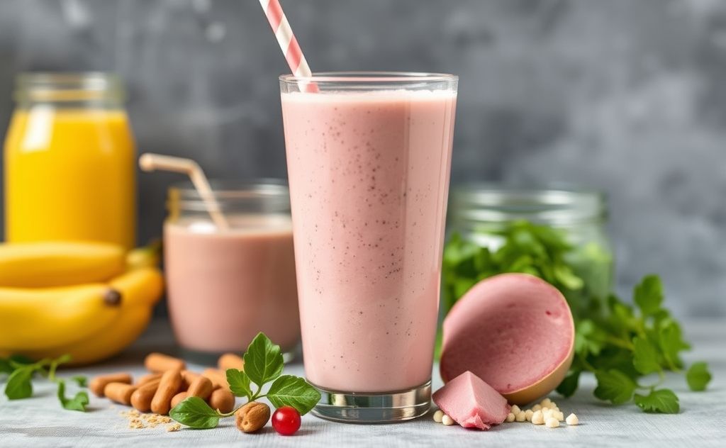 Protein shake benefits as meat alternative