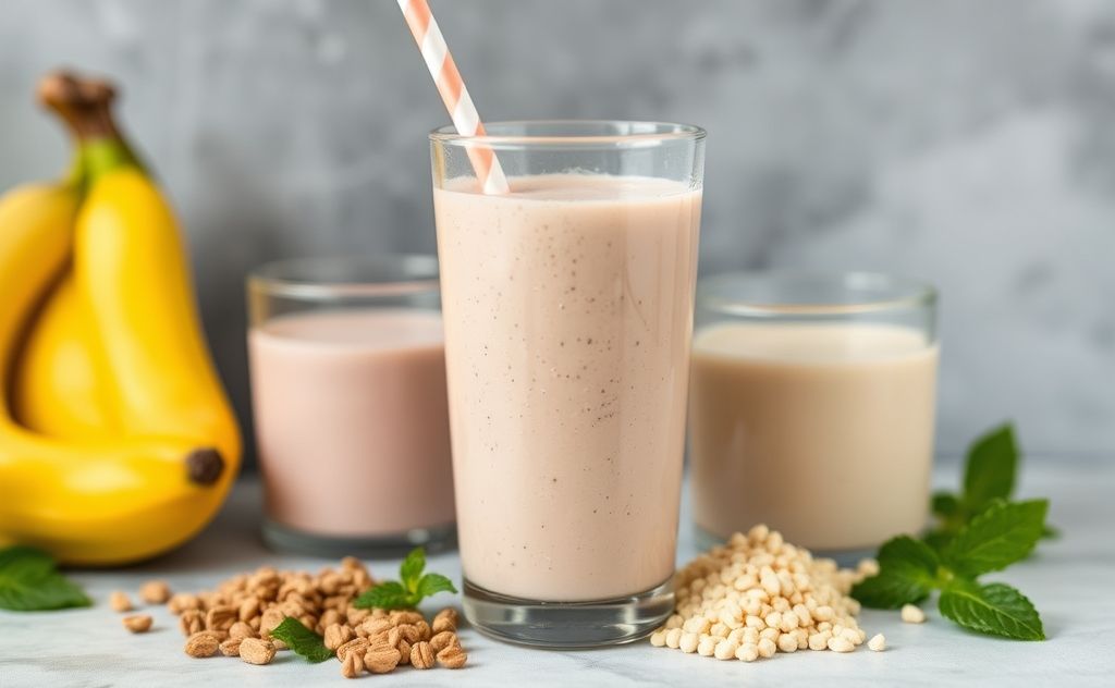 Protein shake effects on skin health and acne