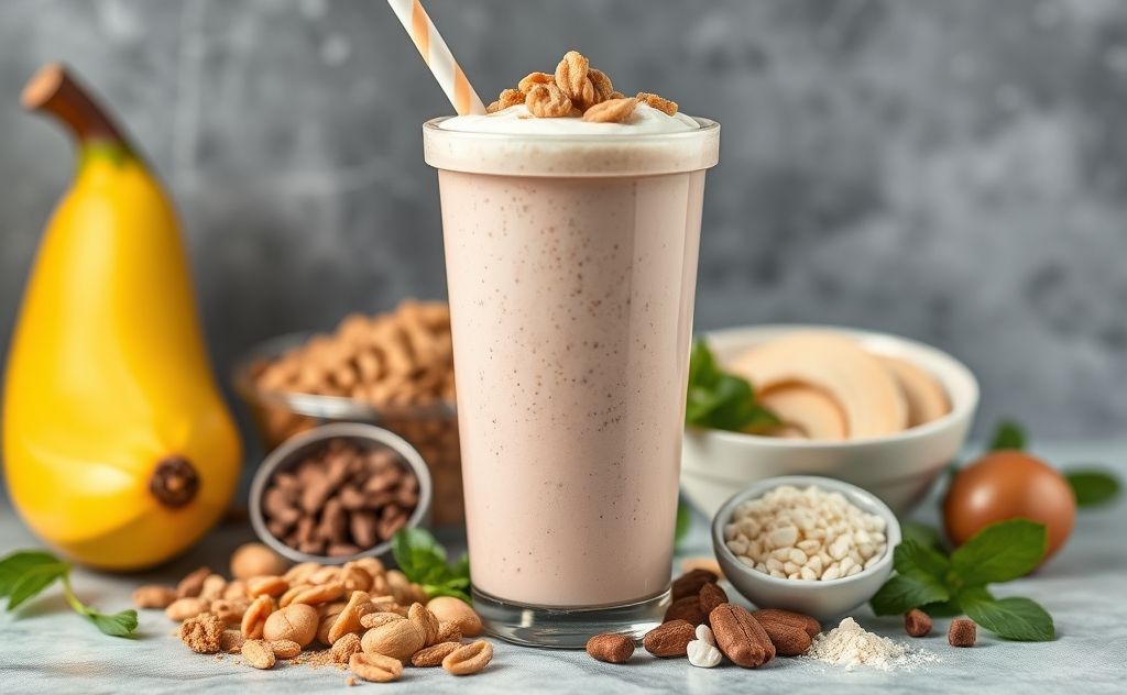Protein shake flavor influenced by ingredients