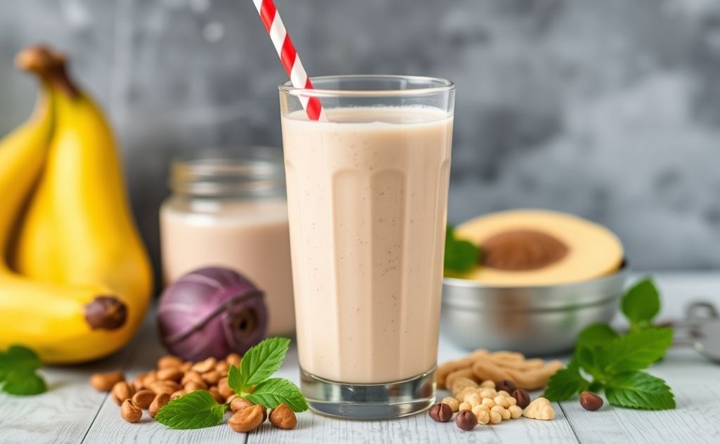 Protein shake for weight loss and body toning