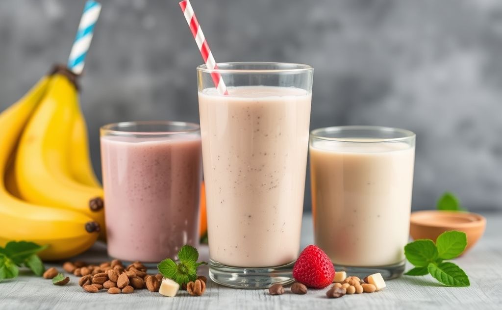 Protein shake options for diabetes management