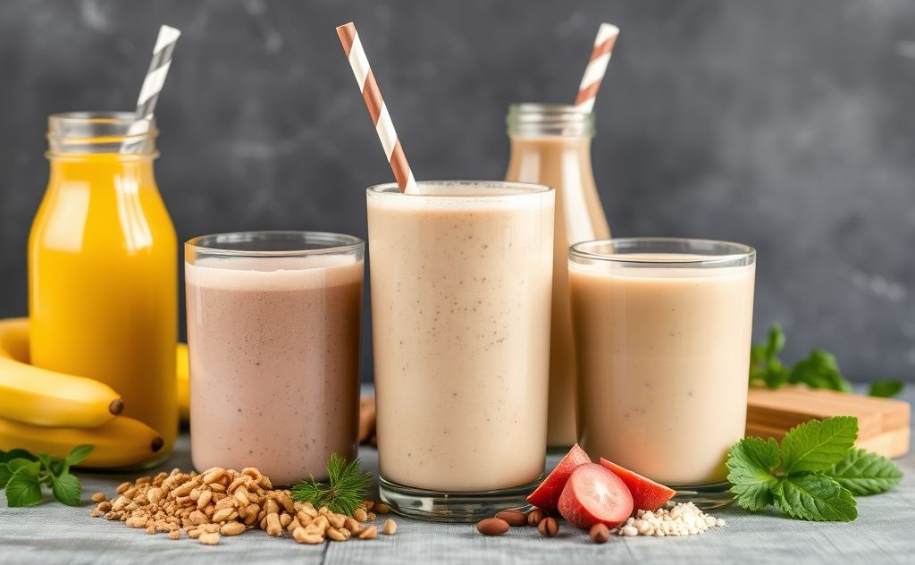 Protein shakes as meat substitutes for nutrition