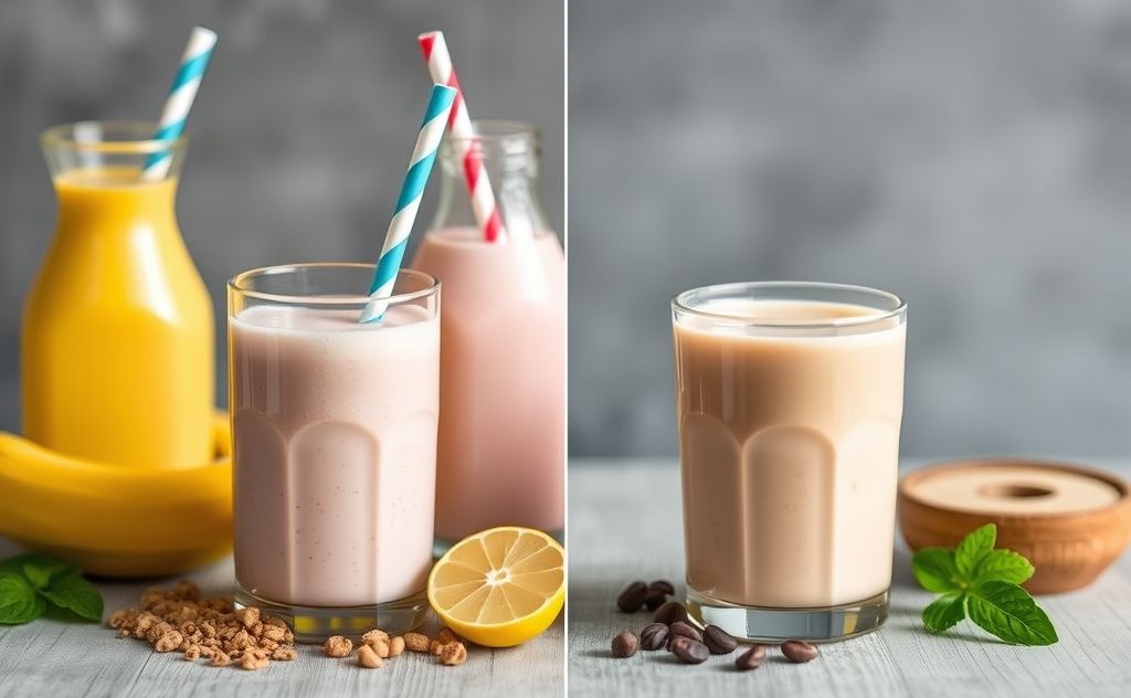 Protein shakes for weight loss morning and evening