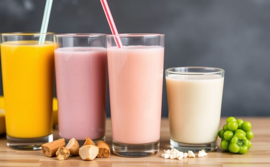 Protein shakes may alter urine color.