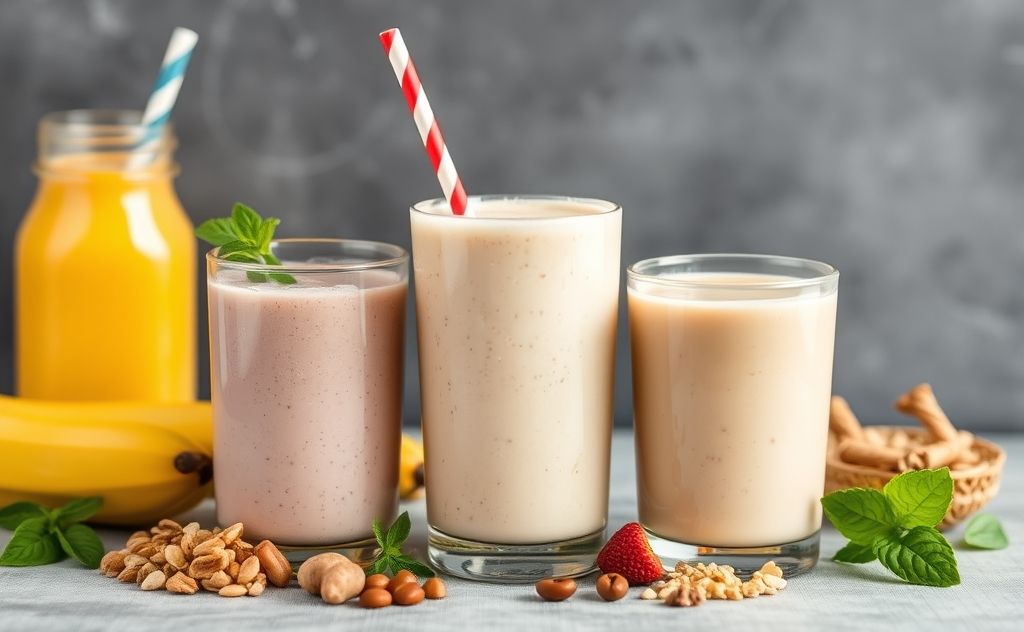 Protein shakes packed with calories and nutrients