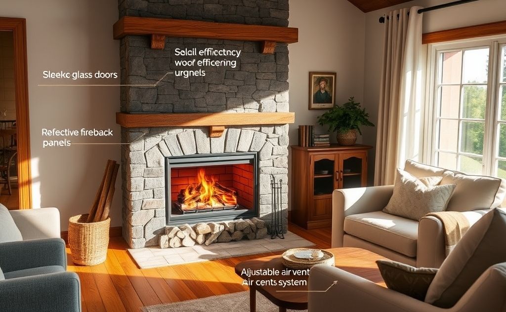 Proven efficiency upgrades for wood burning fireplace